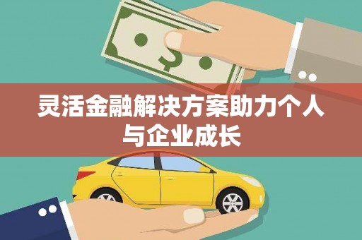 志丹灵活金融解决方案助力个人与企业成长