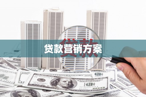 志丹贷款营销方案