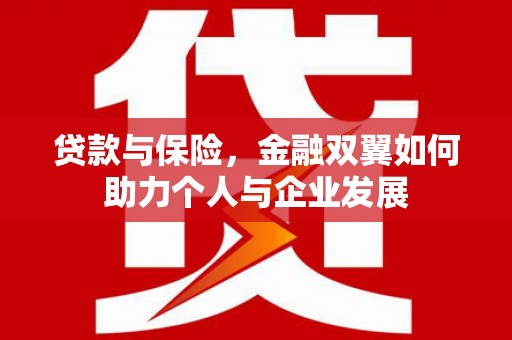志丹贷款与保险，金融双翼如何助力个人与企业发展