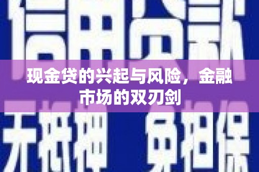 志丹现金贷的兴起与风险，金融市场的双刃剑