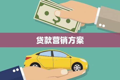 志丹贷款营销方案