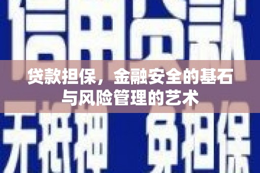 志丹贷款担保，金融安全的基石与风险管理的艺术