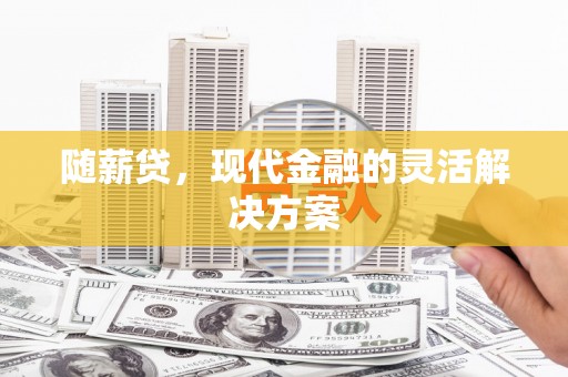 志丹随薪贷，现代金融的灵活解决方案