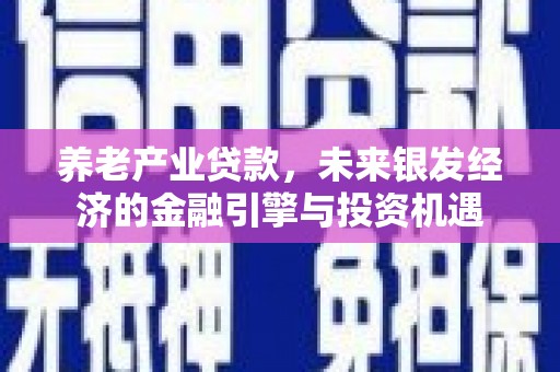 志丹养老产业贷款，未来银发经济的金融引擎与投资机遇