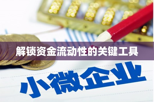 志丹解锁资金流动性的关键工具
