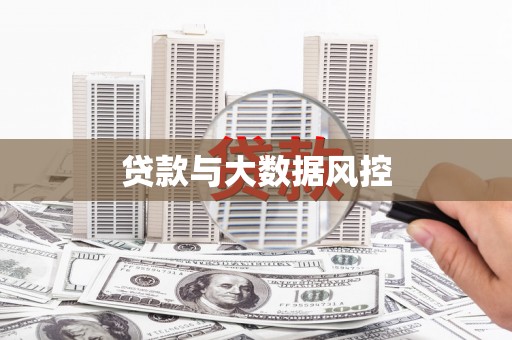 志丹贷款与大数据风控
