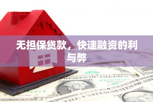 志丹无担保贷款，快速融资的利与弊