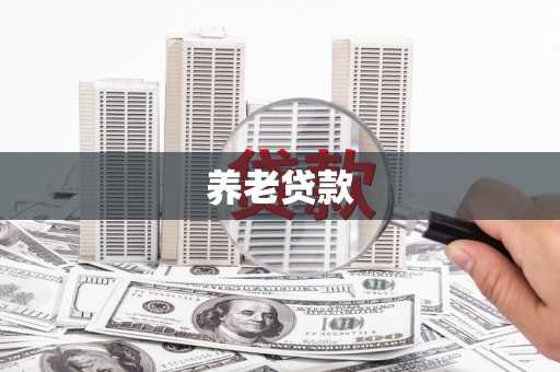 志丹养老贷款