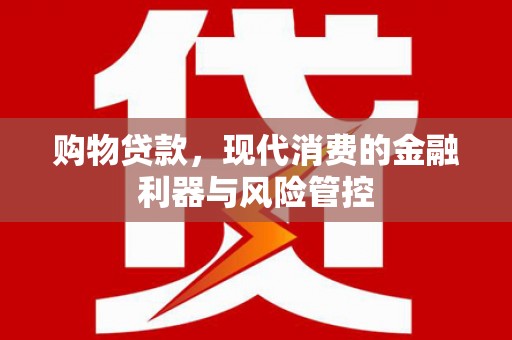 志丹购物贷款，现代消费的金融利器与风险管控