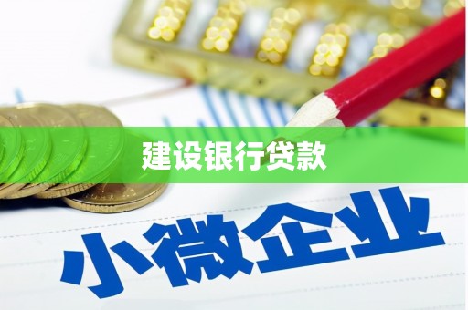 志丹建设银行贷款