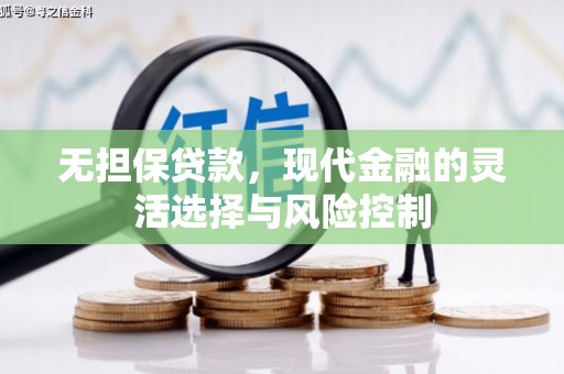 志丹无担保贷款，现代金融的灵活选择与风险控制