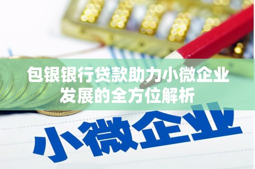志丹包银银行贷款助力小微企业发展的全方位解析