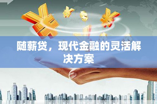 志丹随薪贷，现代金融的灵活解决方案