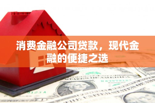 志丹消费金融公司贷款，现代金融的便捷之选