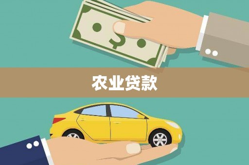志丹农业贷款
