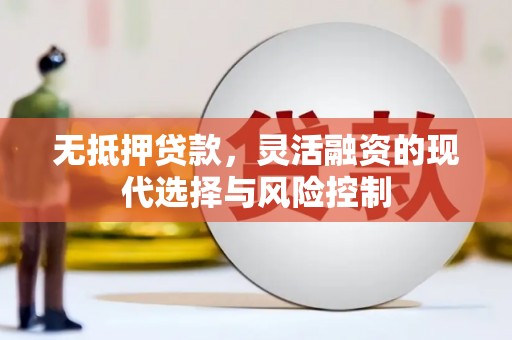 志丹无抵押贷款，灵活融资的现代选择与风险控制