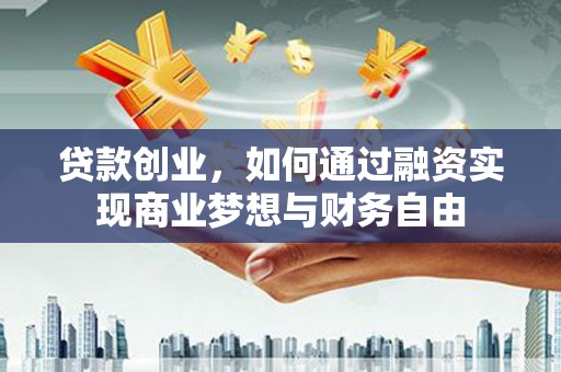 志丹贷款创业，如何通过融资实现商业梦想与财务自由