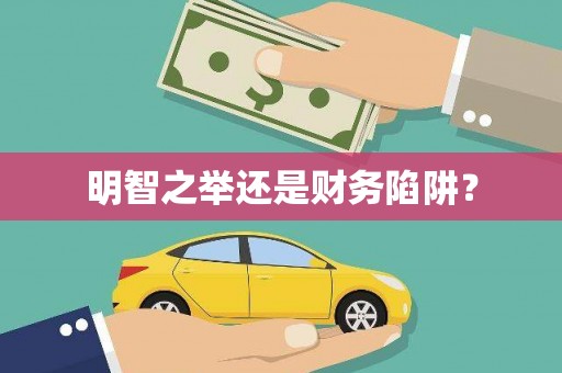 志丹明智之举还是财务陷阱？