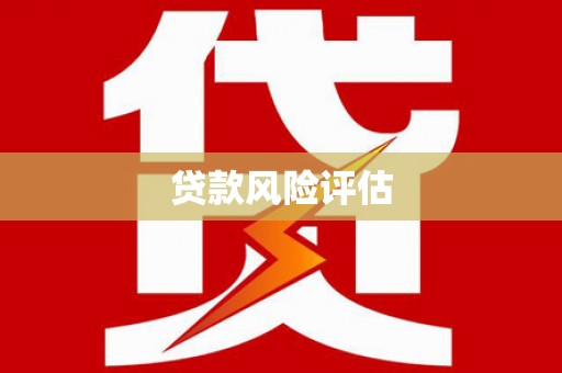 志丹贷款风险评估