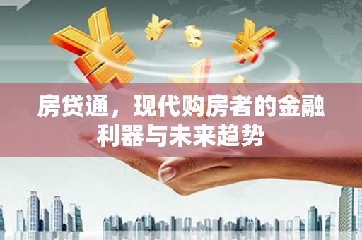 志丹房贷通，现代购房者的金融利器与未来趋势