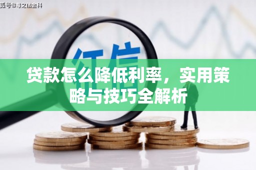 志丹贷款怎么降低利率，实用策略与技巧全解析