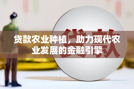 志丹贷款农业种植，助力现代农业发展的金融引擎