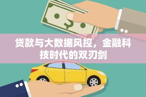 志丹贷款与大数据风控，金融科技时代的双刃剑
