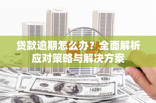 志丹贷款逾期怎么办？全面解析应对策略与解决方案