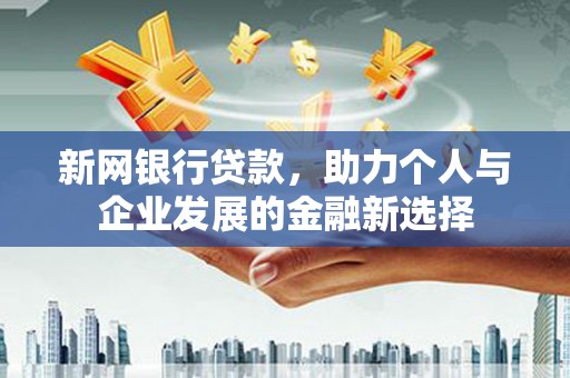 志丹新网银行贷款，助力个人与企业发展的金融新选择