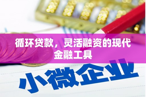 志丹循环贷款，灵活融资的现代金融工具