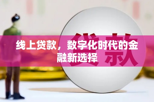 志丹线上贷款，数字化时代的金融新选择