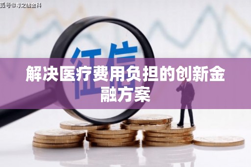 志丹解决医疗费用负担的创新金融方案