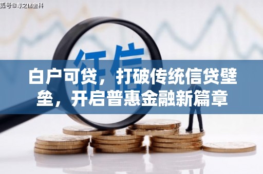 志丹白户可贷，打破传统信贷壁垒，开启普惠金融新篇章