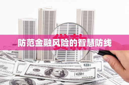 志丹防范金融风险的智慧防线