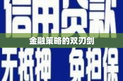 志丹金融策略的双刃剑