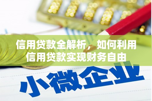 志丹信用贷款全解析，如何利用信用贷款实现财务自由