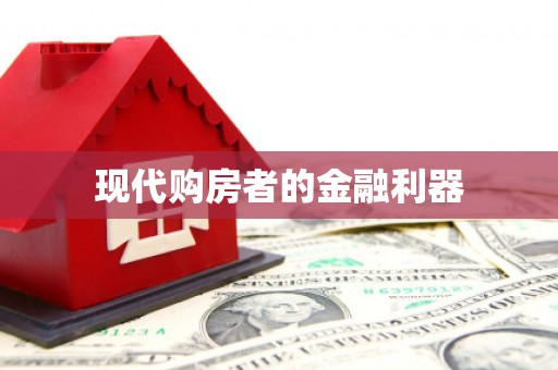志丹现代购房者的金融利器