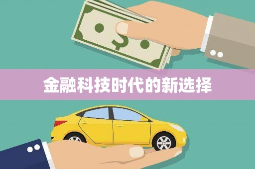 志丹金融科技时代的新选择