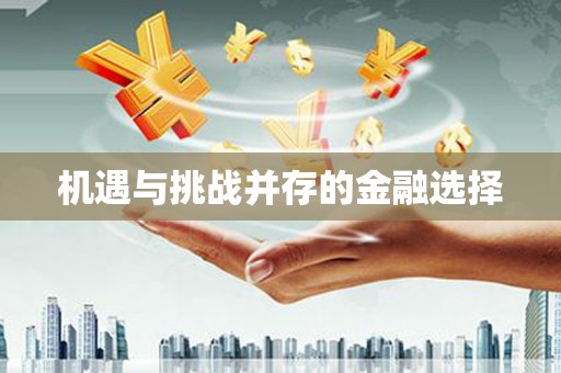 志丹机遇与挑战并存的金融选择