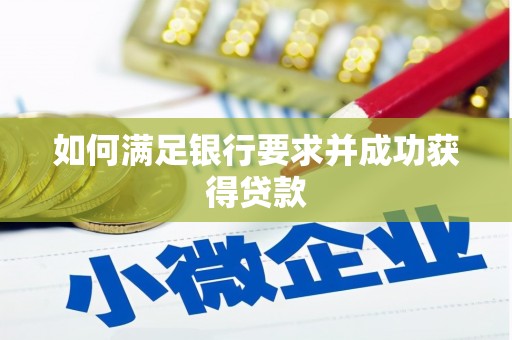 志丹如何满足银行要求并成功获得贷款
