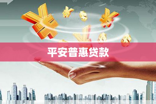 志丹平安普惠贷款