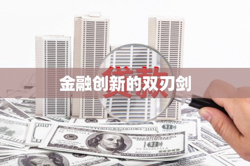 志丹金融创新的双刃剑